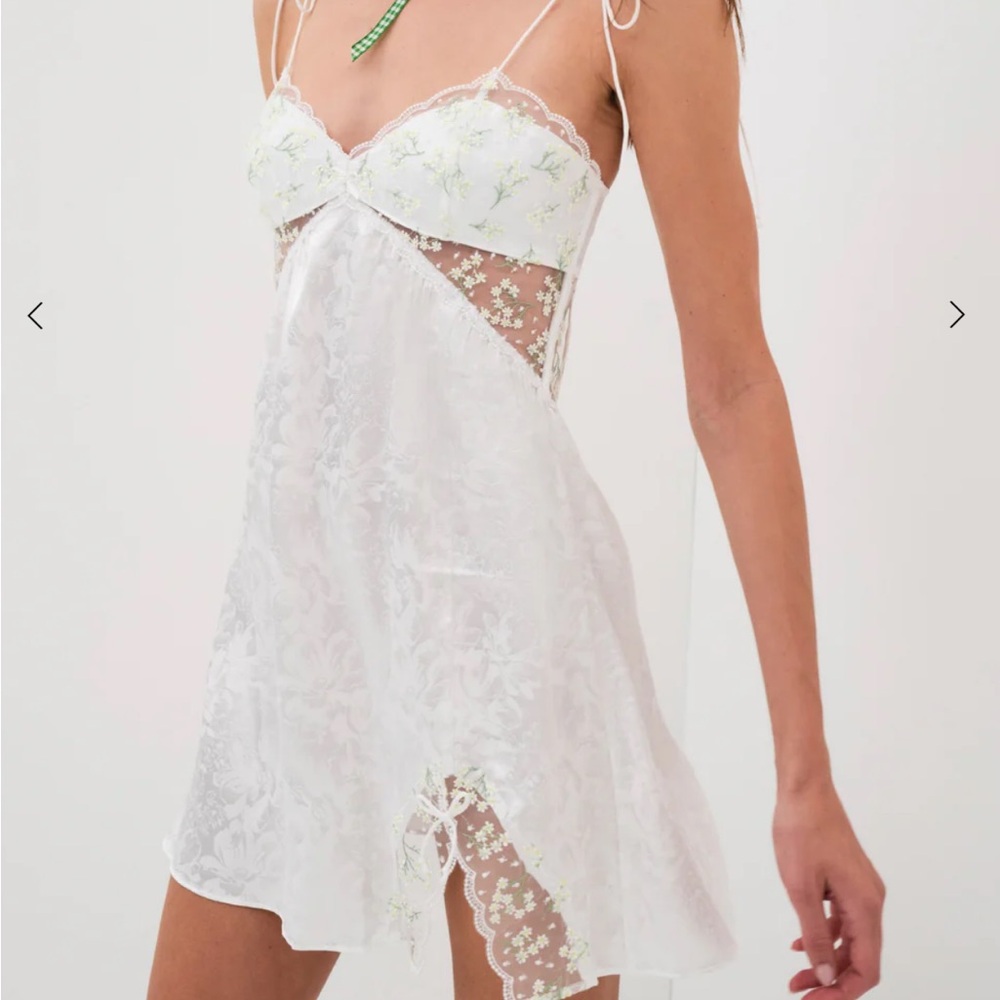 For Love & Lemons Baby Breath Slip Dress